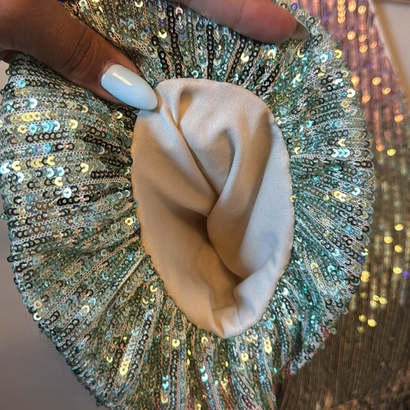 ONE33 Social Ombré Sequin Minidress Size 4 - Picture 6 of 8